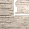 imageEkena Millwork 49quotW x 25 12quotH x 1 14quotD Acadia Ledge Stacked Stone StoneWall Faux Stone Siding Panel SandstoneSea Shell