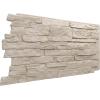 imageEkena Millwork 49quotW x 25 12quotH x 1 14quotD Acadia Ledge Stacked Stone StoneWall Faux Stone Siding Panel SandstoneSea Shell