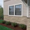 imageEkena Millwork 49quotW x 25 12quotH x 1 14quotD Acadia Ledge Stacked Stone StoneWall Faux Stone Siding Panel SandstoneSea Shell