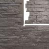 imageEkena Millwork 49quotW x 25 12quotH x 1 14quotD Acadia Ledge Stacked Stone StoneWall Faux Stone Siding Panel SandstoneSlate Gray