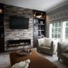 imageEkena Millwork 49quotW x 25 12quotH x 1 14quotD Acadia Ledge Stacked Stone StoneWall Faux Stone Siding Panel SandstoneSmokey Ridge