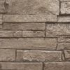 imageEkena Millwork 49quotW x 25 12quotH x 1 14quotD Acadia Ledge Stacked Stone StoneWall Faux Stone Siding Panel SandstoneSoft Ash