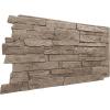 imageEkena Millwork 49quotW x 25 12quotH x 1 14quotD Acadia Ledge Stacked Stone StoneWall Faux Stone Siding Panel SandstoneSoft Ash