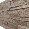 imageEkena Millwork 49quotW x 25 12quotH x 1 14quotD Acadia Ledge Stacked Stone StoneWall Faux Stone Siding Panel SandstoneSoft Ash