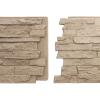 imageEkena Millwork 49quotW x 25 12quotH x 1 14quotD Acadia Ledge Stacked Stone StoneWall Faux Stone Siding Panel SandstoneValley Spring