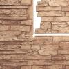 imageEkena Millwork 49quotW x 25 12quotH x 1 14quotD Acadia Ledge Stacked Stone StoneWall Faux Stone Siding Panel SandstoneWheat Field