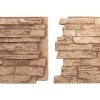 imageEkena Millwork 49quotW x 25 12quotH x 1 14quotD Acadia Ledge Stacked Stone StoneWall Faux Stone Siding Panel SandstoneWheat Field