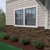imageEkena Millwork 49quotW x 25 12quotH x 1 14quotD Acadia Ledge Stacked Stone StoneWall Faux Stone Siding Panel SandstoneWillow Peak