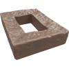 imageEkena Millwork 4quotW x 3quotD x 7 78quotH Universal Electrical Cover for StoneWall Faux Stone Siding Panels Canyon BrownAutumn Bronze