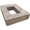 imageEkena Millwork 4quotW x 3quotD x 7 78quotH Universal Electrical Cover for StoneWall Faux Stone Siding Panels Canyon BrownCannondale
