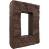 imageEkena Millwork 4quotW x 3quotD x 7 78quotH Universal Electrical Cover for StoneWall Faux Stone Siding Panels Canyon BrownDeep Creek
