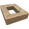 imageEkena Millwork 4quotW x 3quotD x 7 78quotH Universal Electrical Cover for StoneWall Faux Stone Siding Panels Canyon BrownIron Mill
