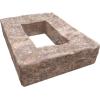 imageEkena Millwork 4quotW x 3quotD x 7 78quotH Universal Electrical Cover for StoneWall Faux Stone Siding Panels Canyon BrownMount Vernon