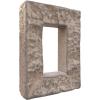 imageEkena Millwork 4quotW x 3quotD x 7 78quotH Universal Electrical Cover for StoneWall Faux Stone Siding Panels Canyon BrownPolermo