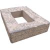 imageEkena Millwork 4quotW x 3quotD x 7 78quotH Universal Electrical Cover for StoneWall Faux Stone Siding Panels Canyon BrownPolermo