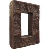 imageEkena Millwork 4quotW x 3quotD x 7 78quotH Universal Electrical Cover for StoneWall Faux Stone Siding Panels Canyon BrownSequoia Valley