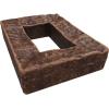 imageEkena Millwork 4quotW x 3quotD x 7 78quotH Universal Electrical Cover for StoneWall Faux Stone Siding Panels Canyon BrownSequoia Valley