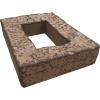 imageEkena Millwork 4quotW x 3quotD x 7 78quotH Universal Electrical Cover for StoneWall Faux Stone Siding Panels Canyon BrownSmokey Ridge