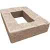 imageEkena Millwork 4quotW x 3quotD x 7 78quotH Universal Electrical Cover for StoneWall Faux Stone Siding Panels Canyon BrownValley Spring