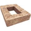 imageEkena Millwork 4quotW x 3quotD x 7 78quotH Universal Electrical Cover for StoneWall Faux Stone Siding Panels Canyon BrownWheat Field