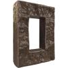 imageEkena Millwork 4quotW x 3quotD x 7 78quotH Universal Electrical Cover for StoneWall Faux Stone Siding Panels Canyon BrownWillow Peak