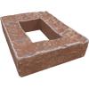 imageEkena Millwork 4quotW x 3quotD x 7 78quotH Universal Electrical Cover for StoneWall Faux Stone Siding Panels Canyon BrownYork Town