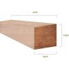 imageEkena Millwork 6 H x 6 D x 36 W Rough Cedar Faux Wood Fireplace Mantel Aged Cedar