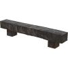 imageEkena Millwork 6quot H x 6quot D x 36quot W Hand Hewn Faux Wood Fireplace Mantel Kit w Alamo Corbels Aged Cedar