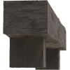 imageEkena Millwork 6quot H x 6quot D x 36quot W Hand Hewn Faux Wood Fireplace Mantel Kit w Alamo Corbels Aged Cedar