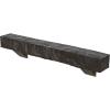 imageEkena Millwork 6quot H x 6quot D x 36quot W Hand Hewn Faux Wood Fireplace Mantel Kit w Breckinridge Corbels Aged Cedar