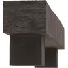 imageEkena Millwork 6quot H x 6quot D x 36quot W Knotty Pine Faux Wood Fireplace Mantel Kit w Alamo Corbels Aged Cedar