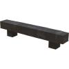 imageEkena Millwork 6quot H x 6quot D x 36quot W Knotty Pine Faux Wood Fireplace Mantel Kit w Alamo Corbels Aged Cedar