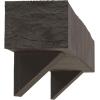 imageEkena Millwork 6quot H x 6quot D x 36quot W Knotty Pine Faux Wood Fireplace Mantel Kit w Breckinridge Corbels Aged Cedar