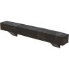 imageEkena Millwork 6quot H x 6quot D x 36quot W Knotty Pine Faux Wood Fireplace Mantel Kit w Breckinridge Corbels Aged Cedar