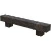 imageEkena Millwork 6quot H x 6quot D x 36quot W Pecky Cypress Faux Wood Fireplace Mantel Kit w Alamo Corbels Aged Cedar