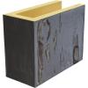 imageEkena Millwork 6quot H x 6quot D x 36quot W Pecky Cypress Faux Wood Fireplace Mantel Kit w Alamo Corbels Aged Cedar
