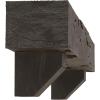 imageEkena Millwork 6quot H x 6quot D x 36quot W Pecky Cypress Faux Wood Fireplace Mantel Kit w Ashford Corbels Aged Cedar