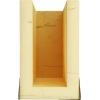 imageEkena Millwork 6quot H x 6quot D x 36quot W Riverwood Faux Wood Fireplace Mantel Kit wAlamo Corbels Aged Cedar