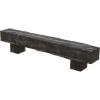 imageEkena Millwork 6quot H x 6quot D x 36quot W Riverwood Faux Wood Fireplace Mantel Kit wAlamo Corbels Aged Cedar