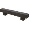 imageEkena Millwork 6quot H x 6quot D x 36quot W Rough Cedar Faux Wood Fireplace Mantel Kit w Alamo Corbels Aged Cedar