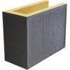 imageEkena Millwork 6quot H x 6quot D x 36quot W Rough Cedar Faux Wood Fireplace Mantel Kit w Alamo Corbels Aged Cedar