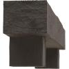 imageEkena Millwork 6quot H x 6quot D x 36quot W Rough Cedar Faux Wood Fireplace Mantel Kit w Alamo Corbels Aged Cedar