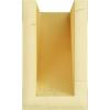 imageEkena Millwork 6quot H x 6quot D x 36quot W Rough Cedar Faux Wood Fireplace Mantel Kit w Breckinridge Corbels Aged Cedar