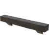 imageEkena Millwork 6quot H x 6quot D x 36quot W Rough Cedar Faux Wood Fireplace Mantel Kit w Breckinridge Corbels Aged Cedar