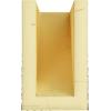 imageEkena Millwork 6quot H x 6quot D x 36quot W Rough Sawn Faux Wood Fireplace Mantel Kit w Breckinridge Corbels Aged Cedar