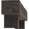 imageEkena Millwork 6quot H x 6quot D x 36quot W Rough Sawn Faux Wood Fireplace Mantel Kit wAlamo Corbels Aged Cedar