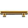 imageEkena Millwork 6quot H x 6quot D x 36quot W Rough Sawn Faux Wood Fireplace Mantel Kit wAlamo Corbels Aged Cedar