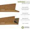 imageEkena Millwork BMHH3C0080X080X096UN 3Sided U Hand Hewn Endurathane Faux Wood Ceiling Beam 8quotW x 8quotH x 8L Ready for Paint