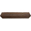 imageEkena Millwork BMHH3C0080X080X096ZD 3Sided U Hand Hewn Endurathane Faux Wood Ceiling Beam 8quotW x 8quotH x 8L Premium Aged