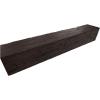 imageEkena Millwork BMHH3C0080X080X096ZM 3Sided U Hand Hewn Endurathane Faux Wood Ceiling Beam 8quotW x 8quotH x 8L Premium Mahogany
